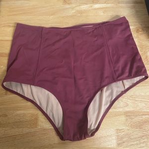 Kortni Jeane extra high waisted swim bottoms